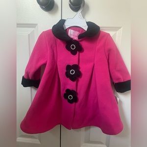 🌸Sophie Rose Sweater Pea Coat for girls size 12 months. New with 🏷️ attached